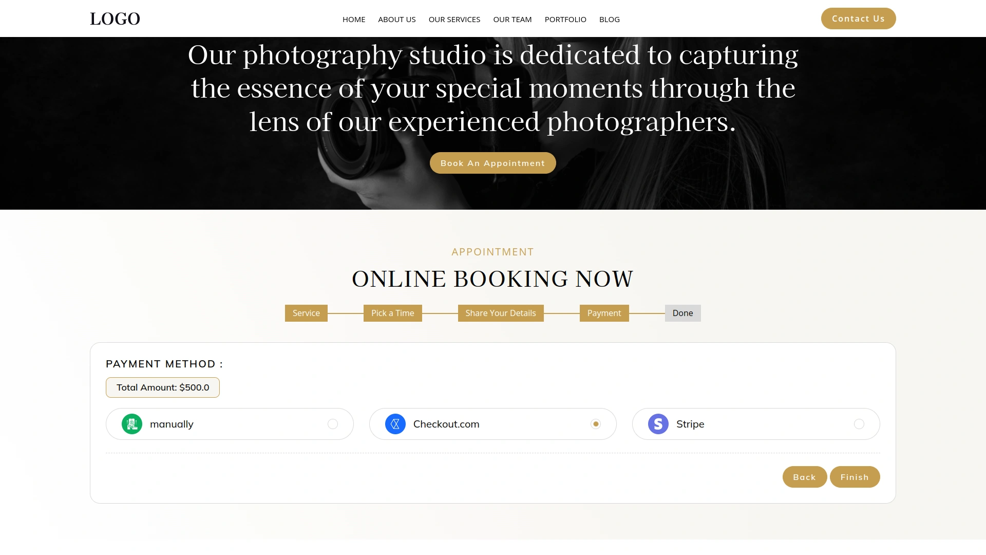 Checkout – BookingGo SaaS Add-On