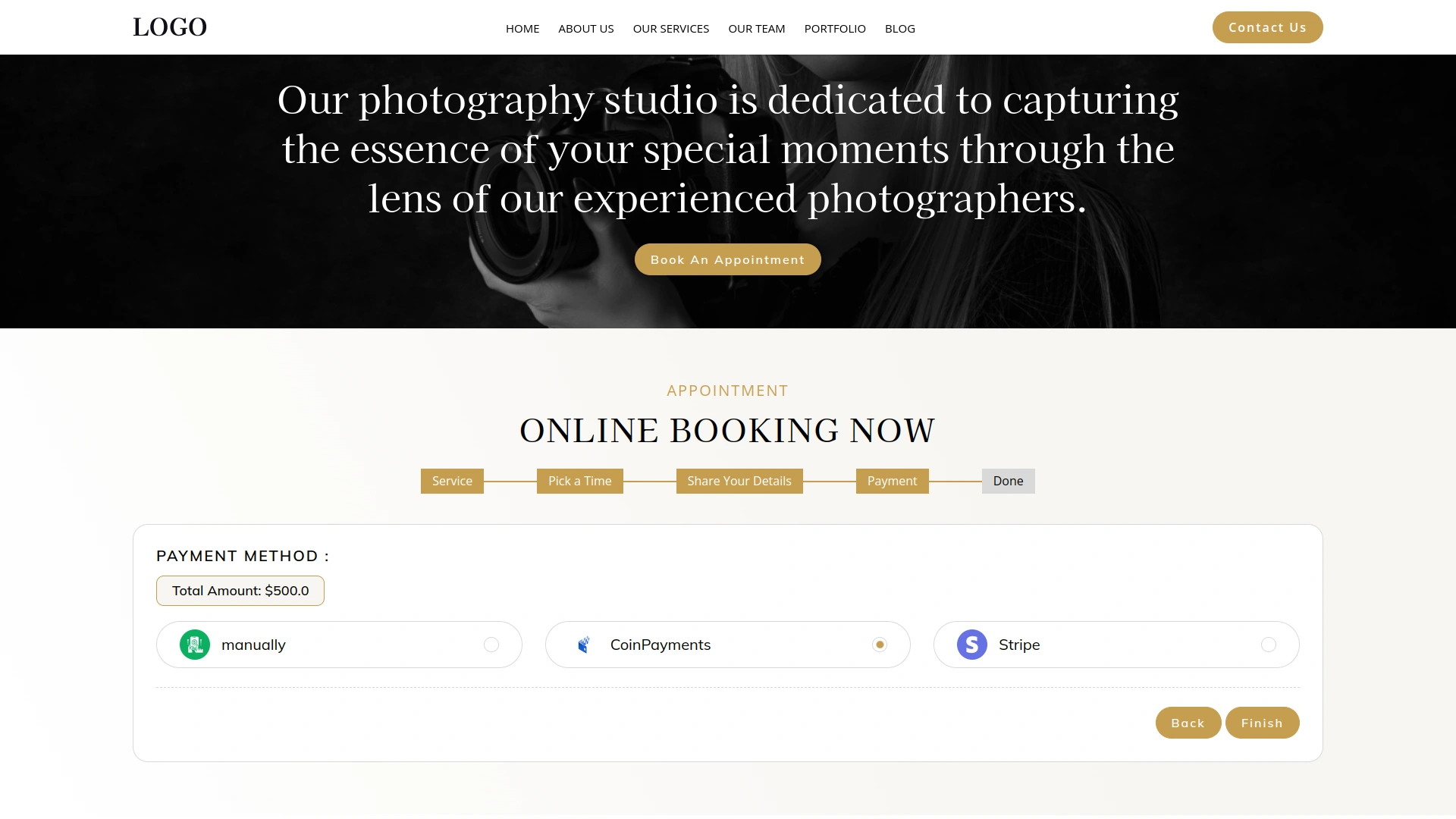 CoinPayments – BookingGo SaaS Add-On
