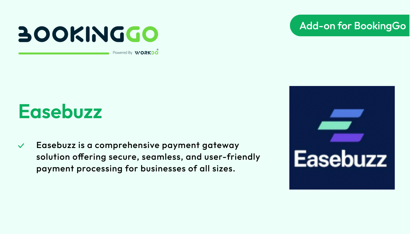 Easebuzz – BookingGo SaaS Add-on - WorkDo