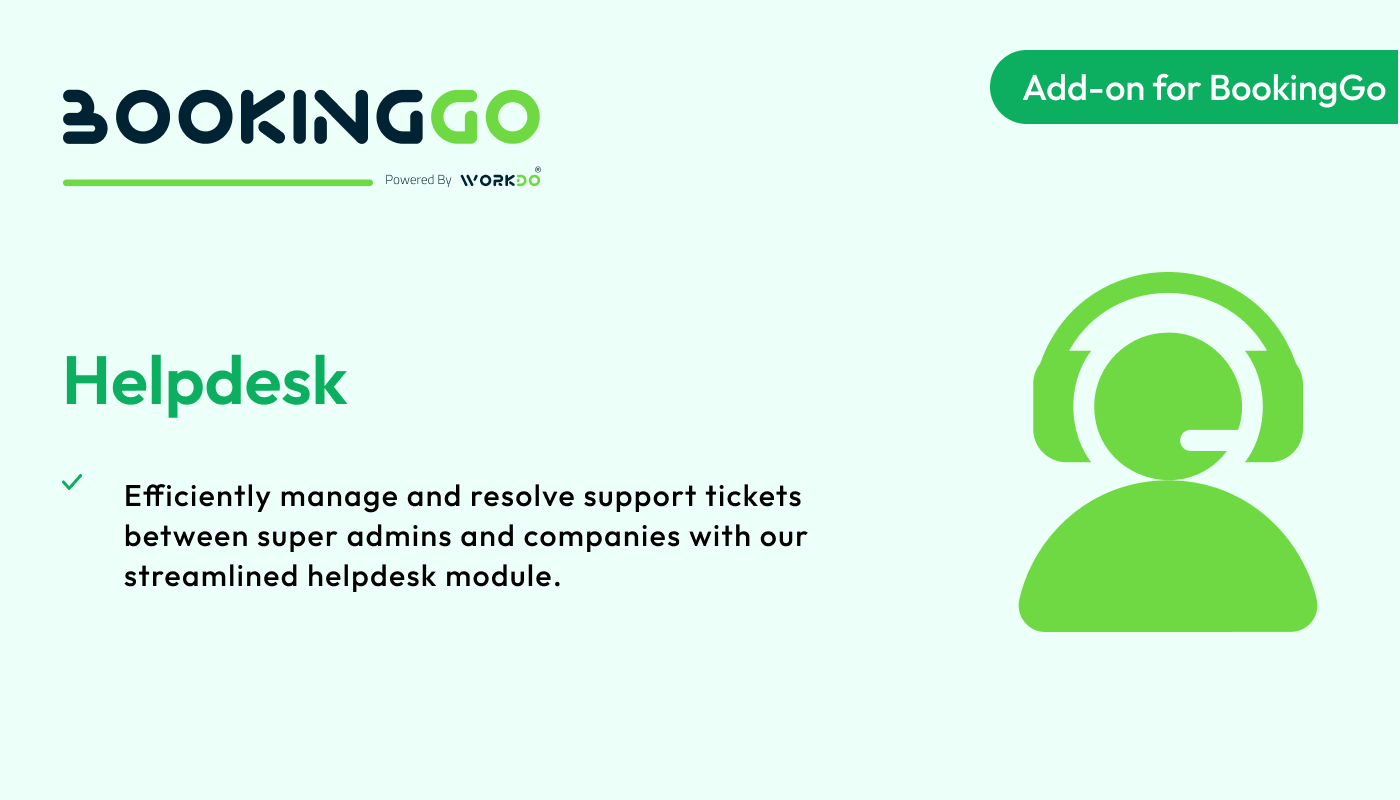 Helpdesk – BookingGo SaaS Add-on - WorkDo