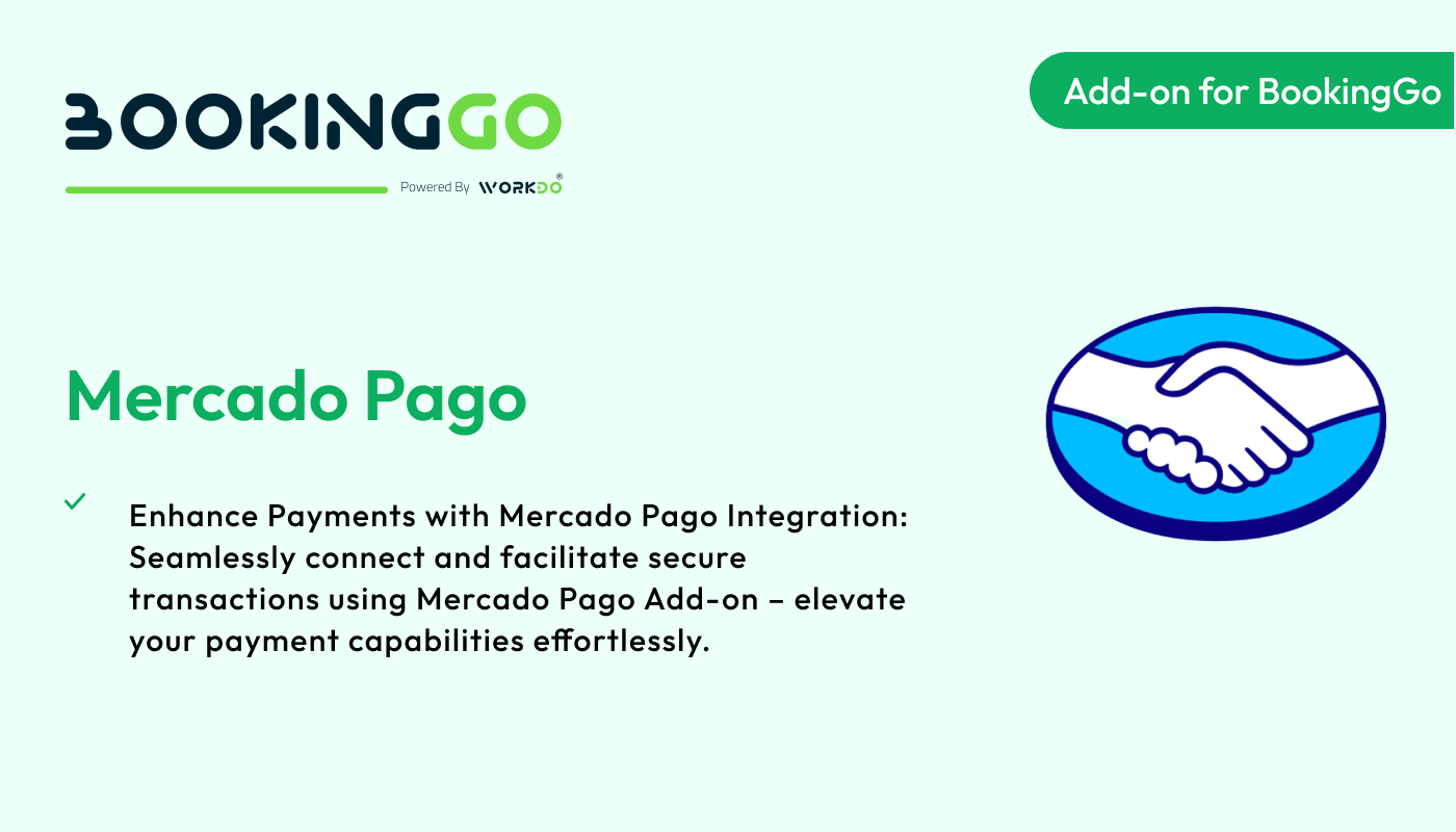 Mercado Pago – BookingGo SaaS Add-on - WorkDo