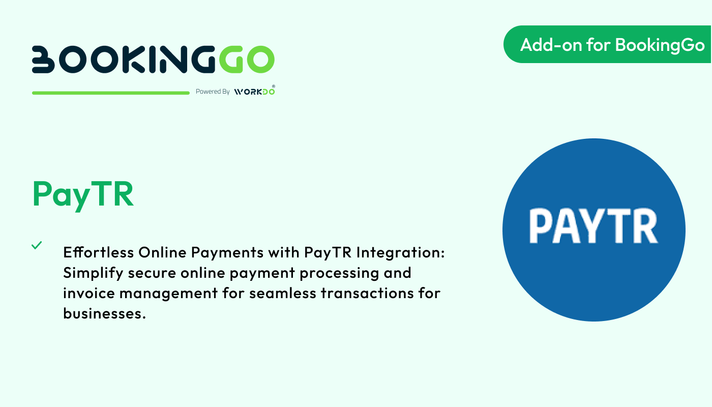 PayTR – BookingGo SaaS Add-on - WorkDo