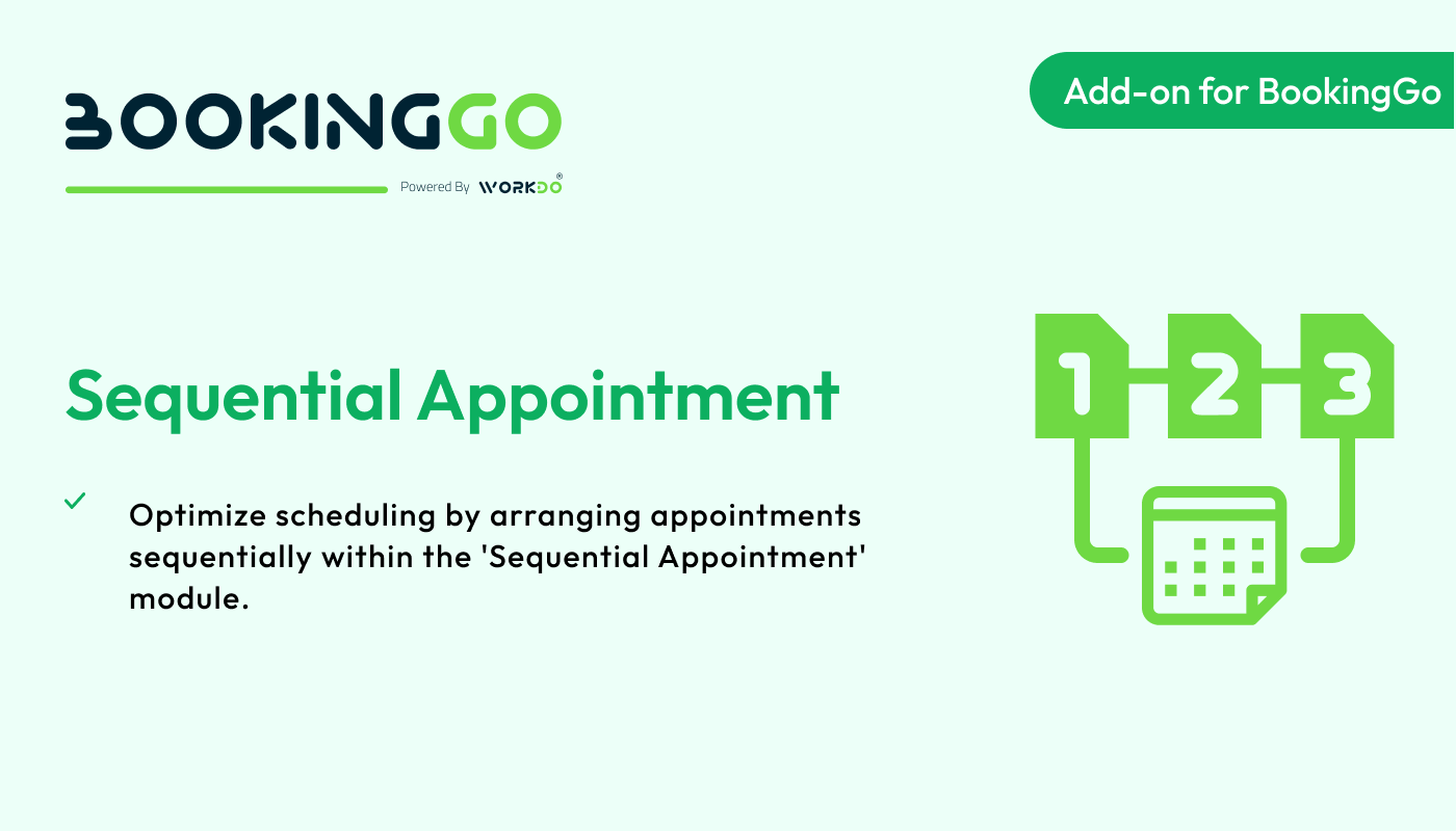 Sequential Appointment – BookingGo SaaS Add-on - WorkDo