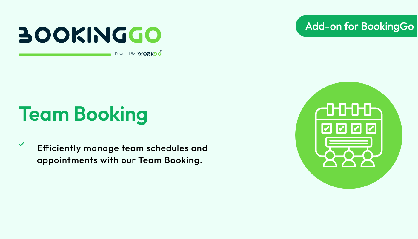 Team Booking – BookingGo SaaS Add-on - WorkDo