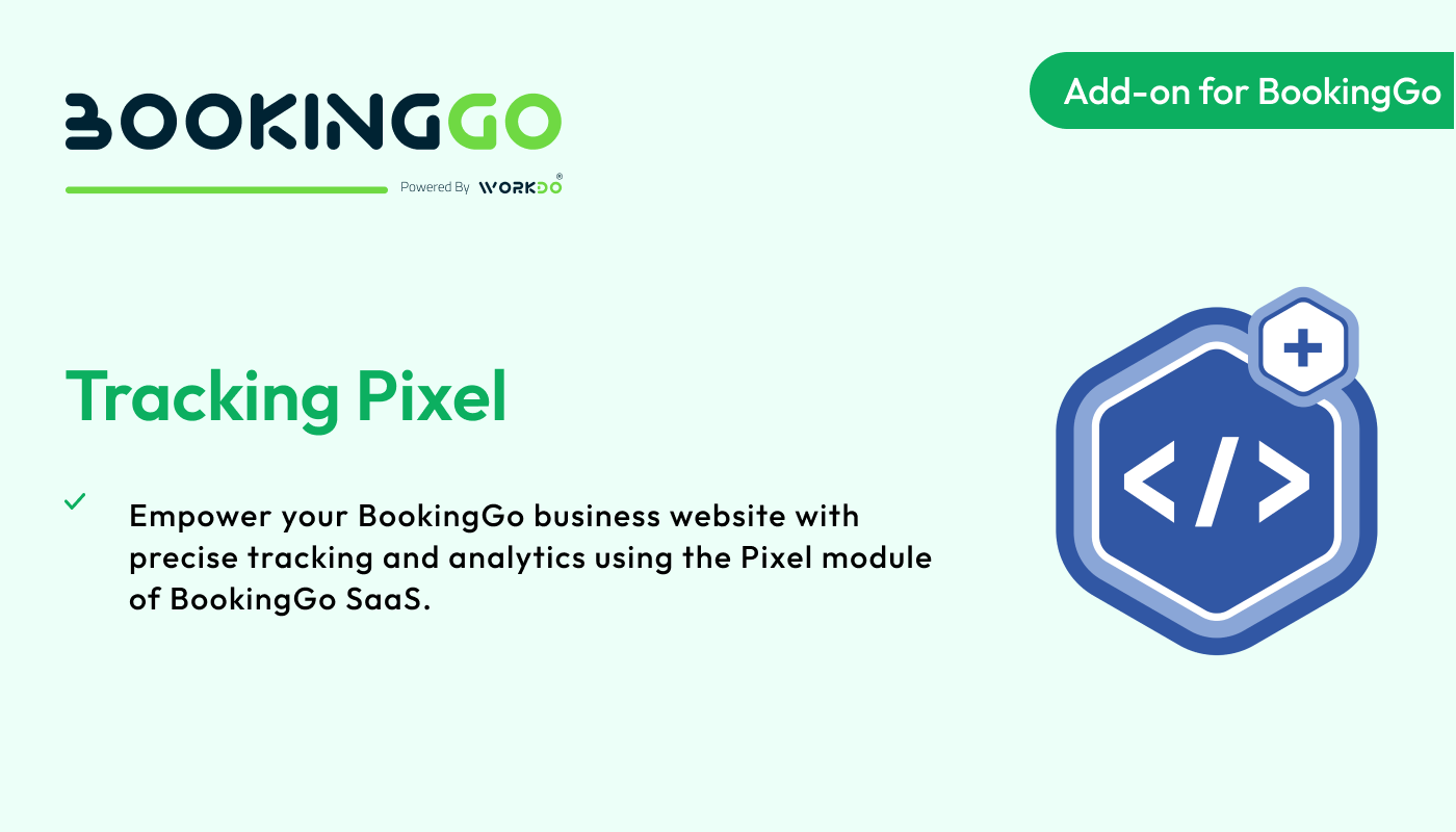 Tracking Pixel – BookingGo SaaS Add-on - WorkDo