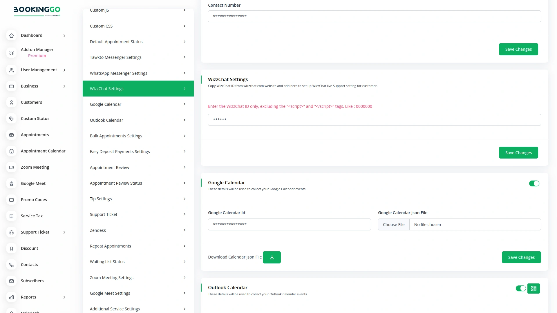 Wizzchat – BookingGo SaaS Add-On
