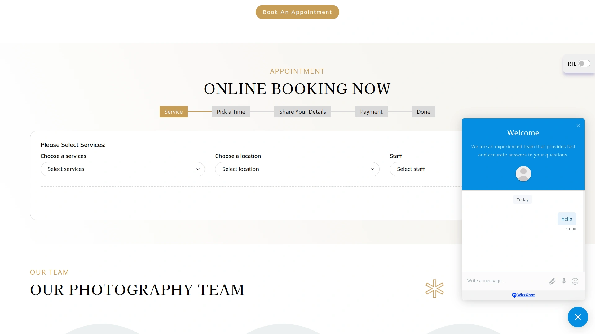 Wizzchat – BookingGo SaaS Add-On