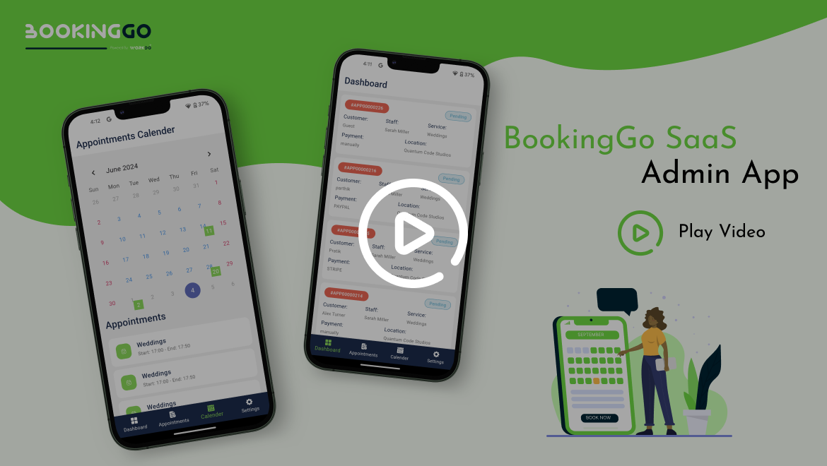 BookingGo SaaS Admin App