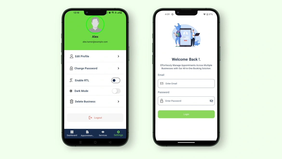 BookingGo SaaS Admin App