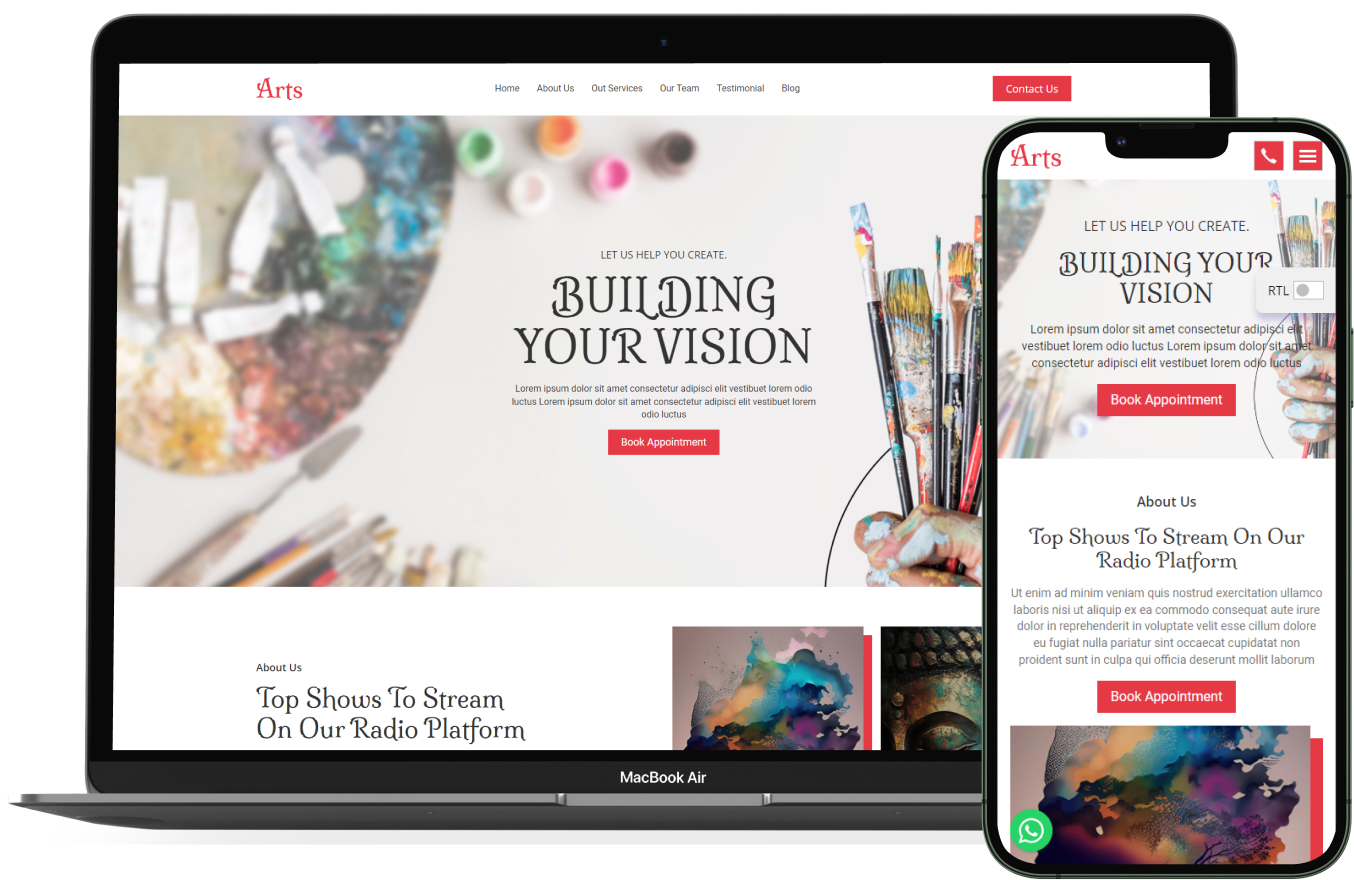 Arts – BookingGo SaaS Add-on-WorkDo