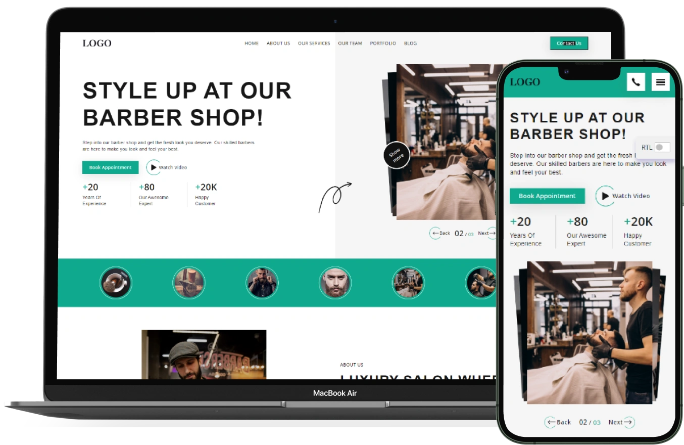 Barber – BookingGo SaaS Add-On