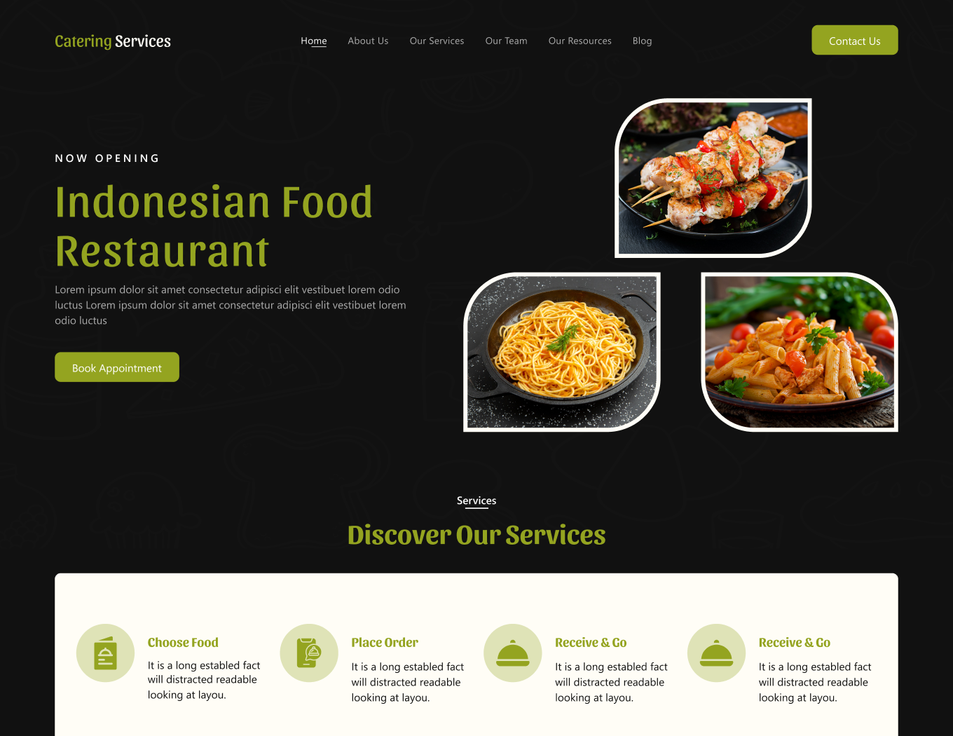 Catering Services – BookingGo SaaS Add-on - WorkDo