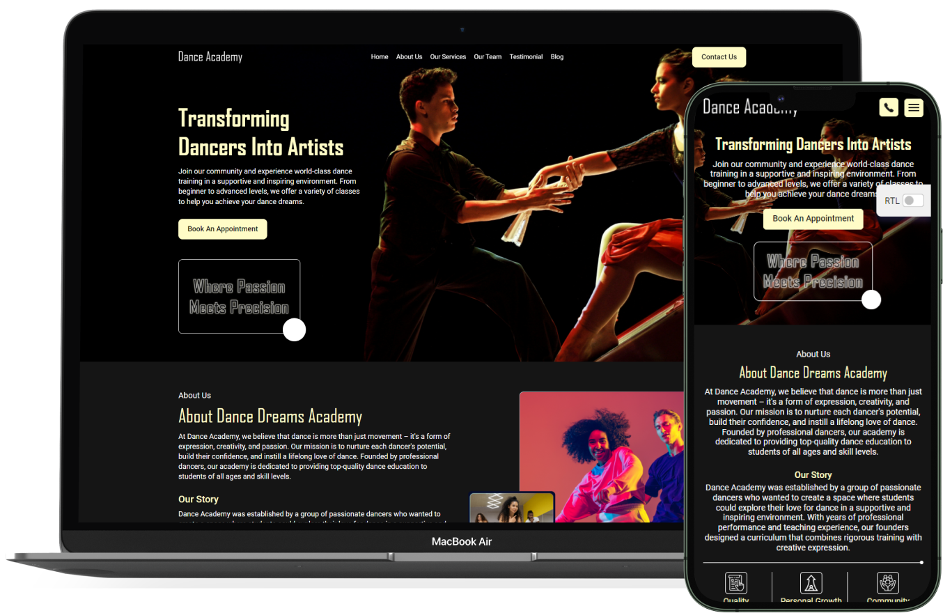 Dance Academy – BookingGo SaaS Add-on-WorkDo