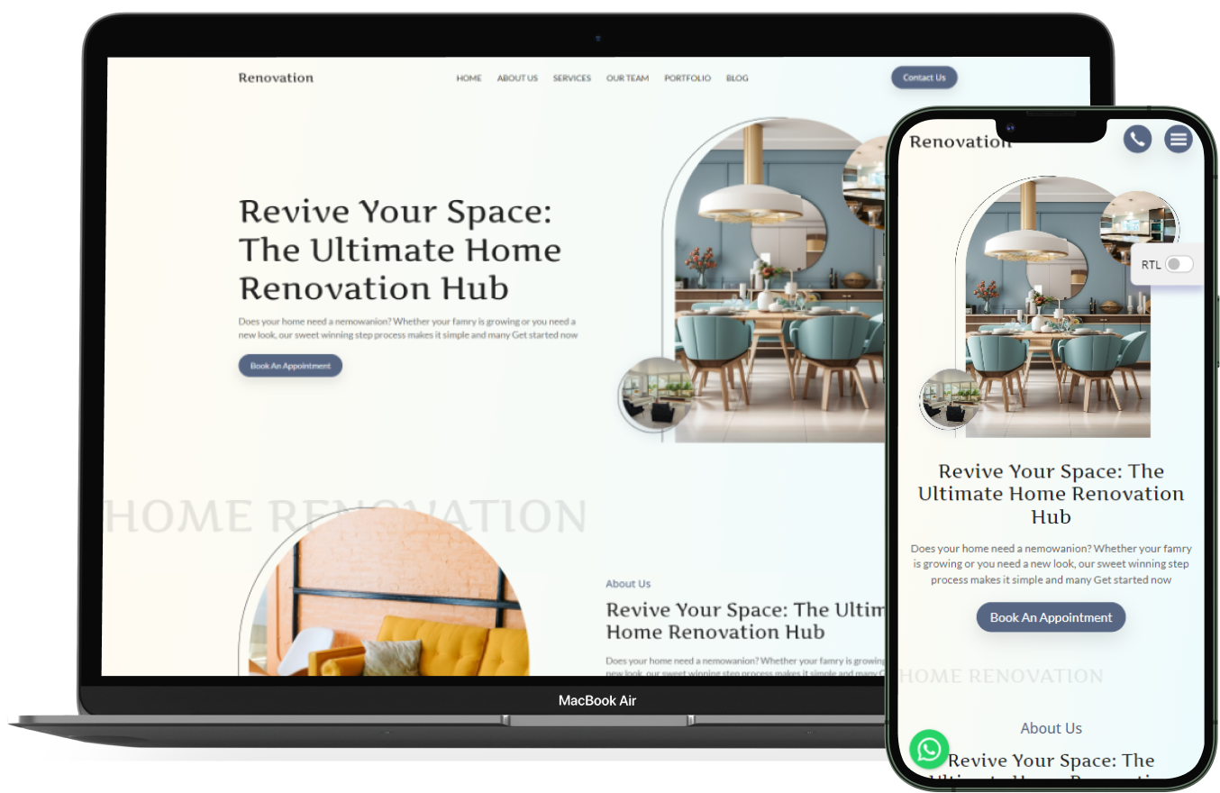 Home Renovation – BookingGo SaaS Add-on-WorkDo