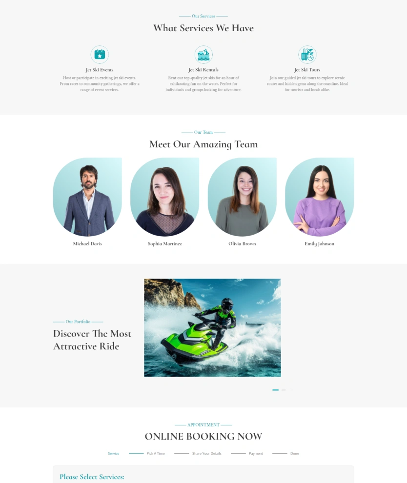 Jetski – BookingGo SaaS Add-On