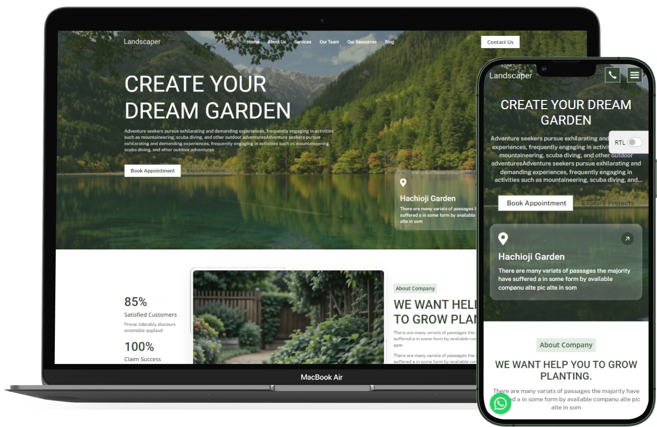 Landscaper – BookingGo SaaS Add-on-WorkDo