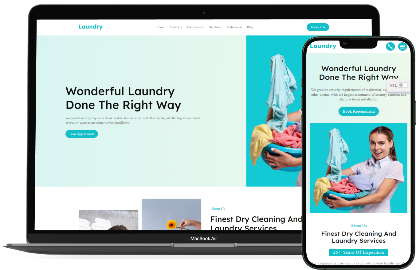 Laundry Services – BookingGo SaaS Add-on-WorkDo