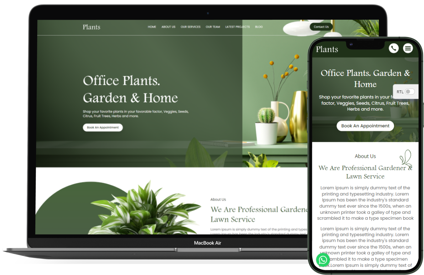 Plant Nursery – BookingGo SaaS Add-on-WorkDo