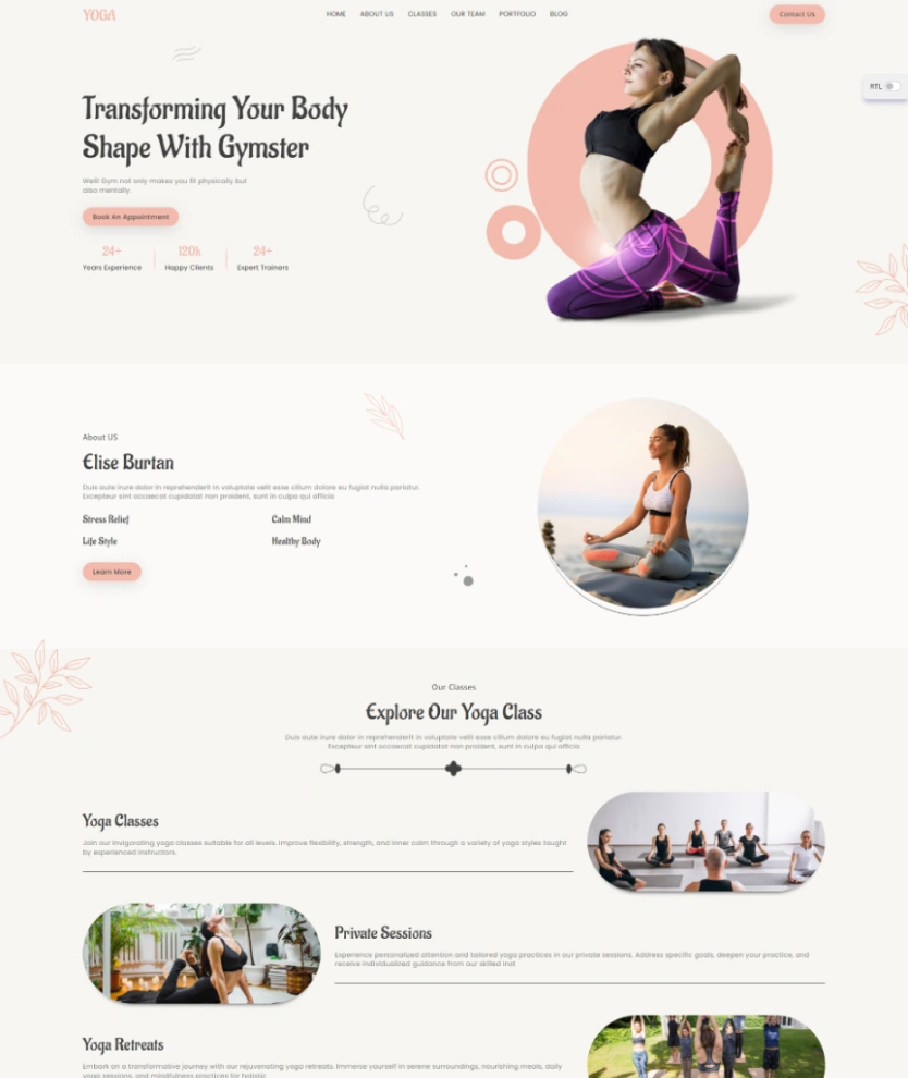 Yoga – BookingGo SaaS Add-On