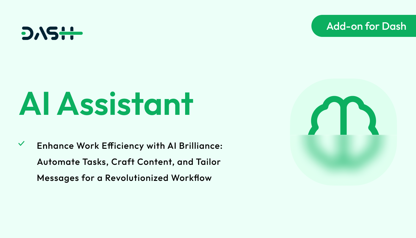 AI Assistant – Dash SaaS Add-on - WorkDo