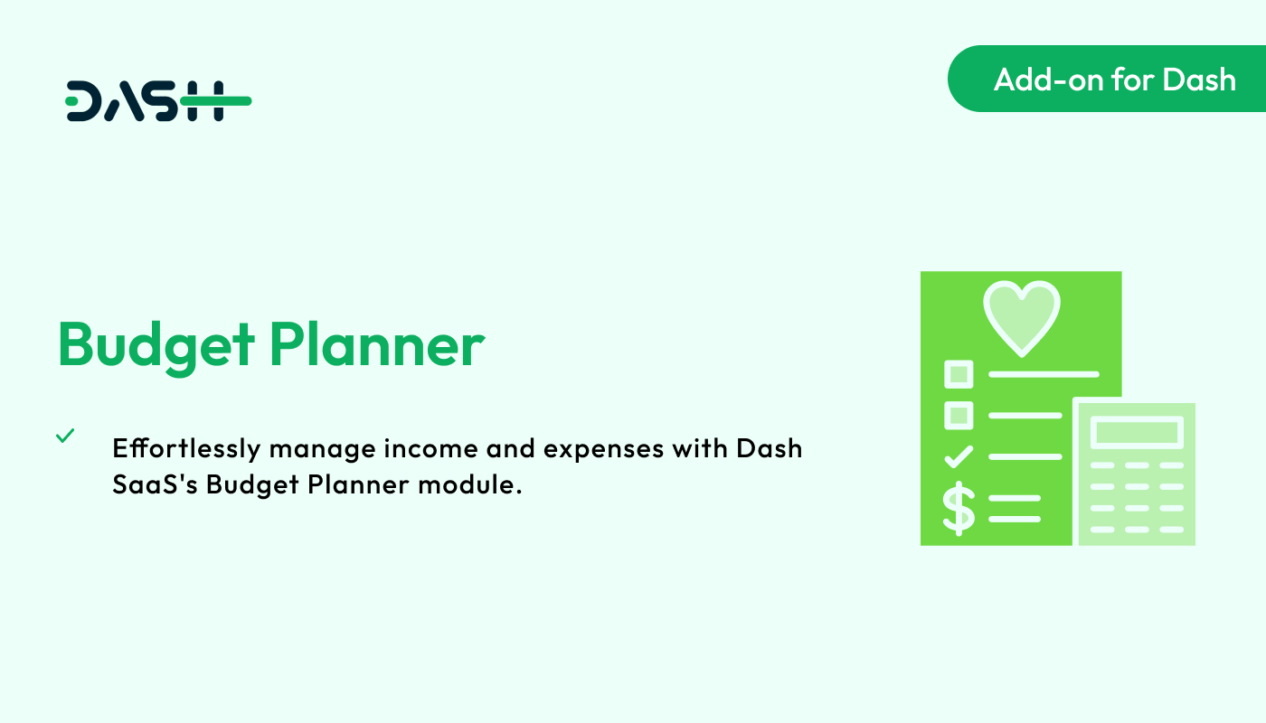 Budget Planner – Dash SaaS Add-on - WorkDo