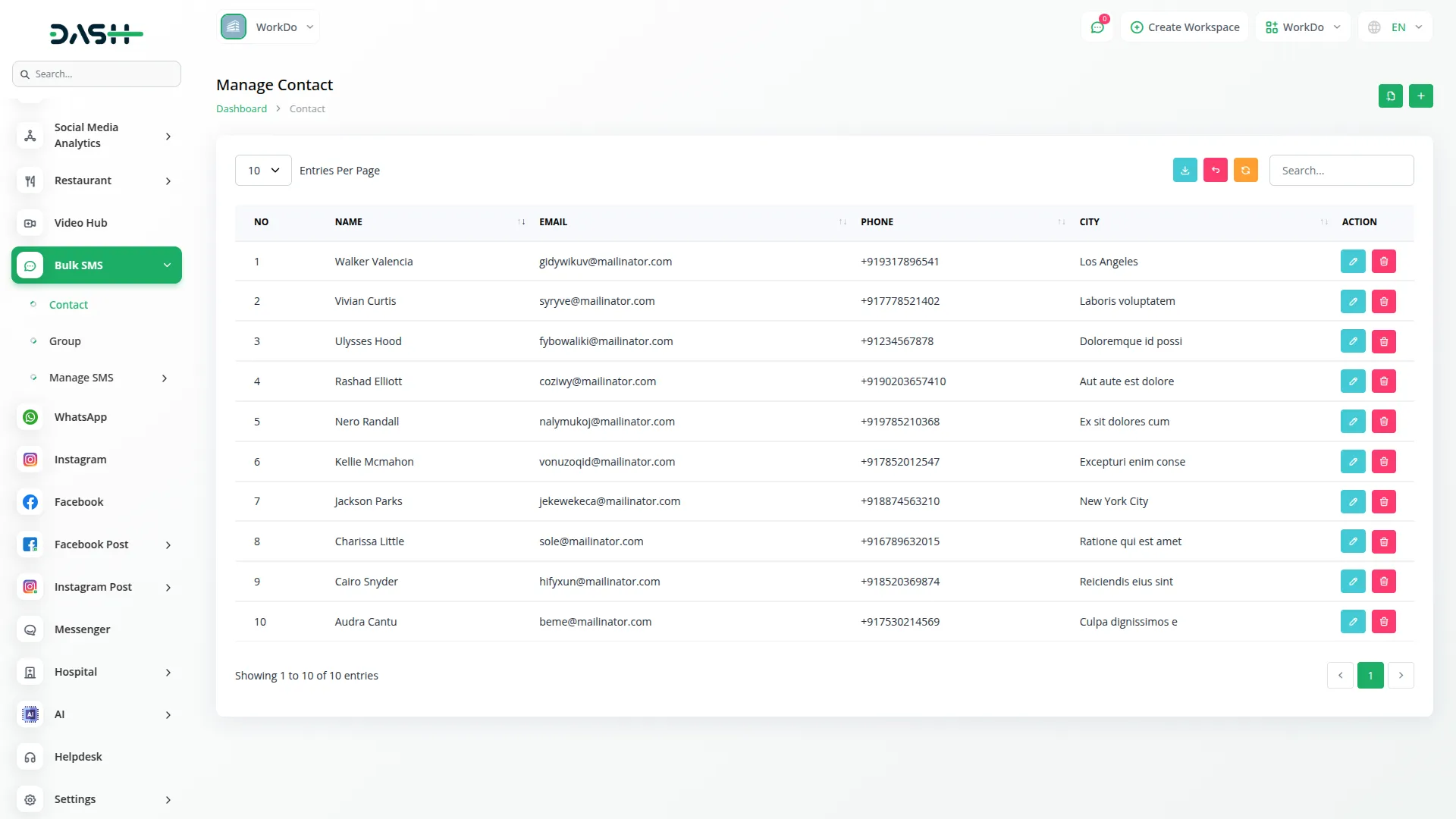 Bulk SMS