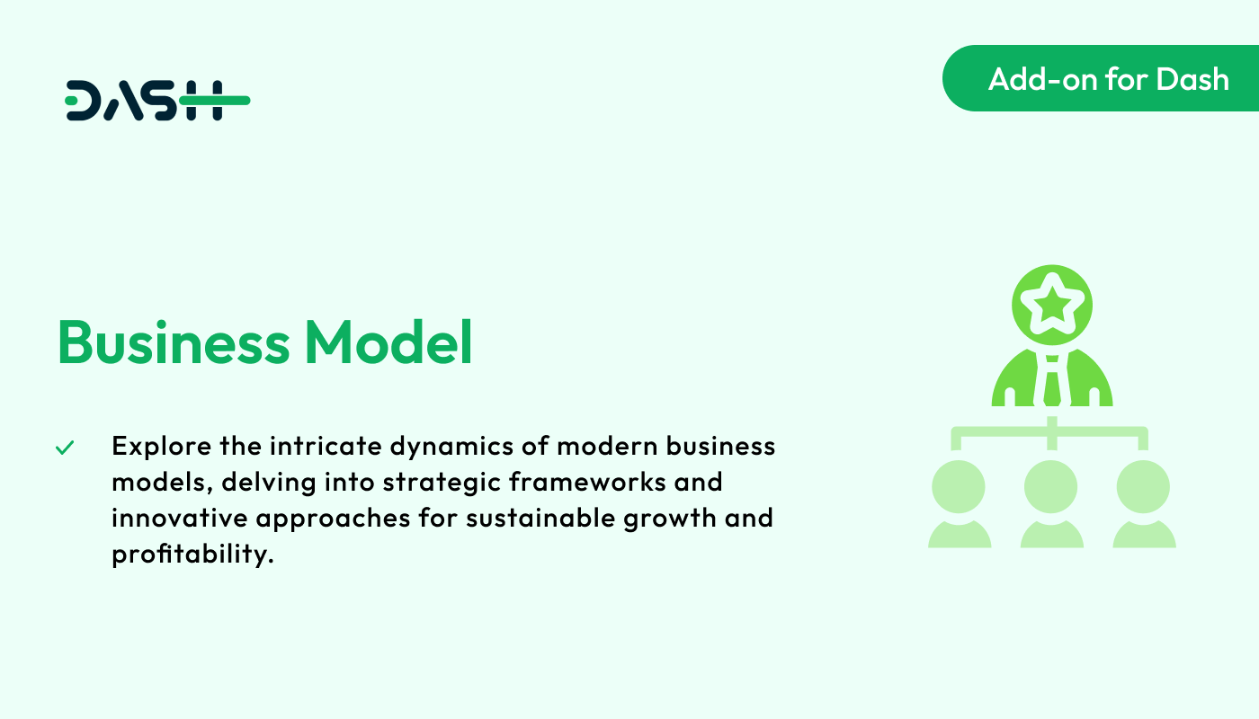 Business Model – Dash SaaS Add-on - WorkDo