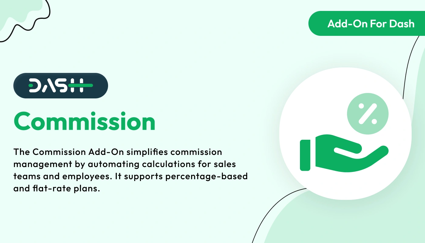 Open-source ERP addon for Commission