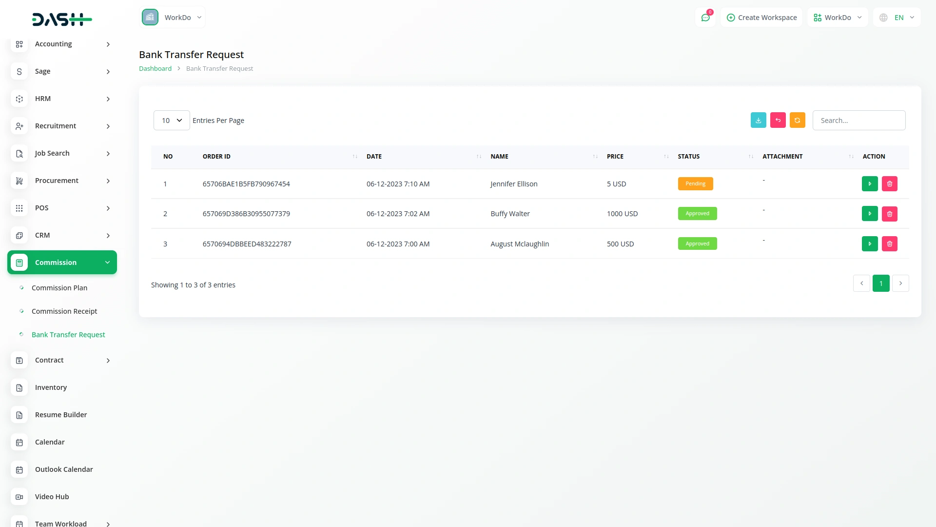 Open-source ERP addon for Commission