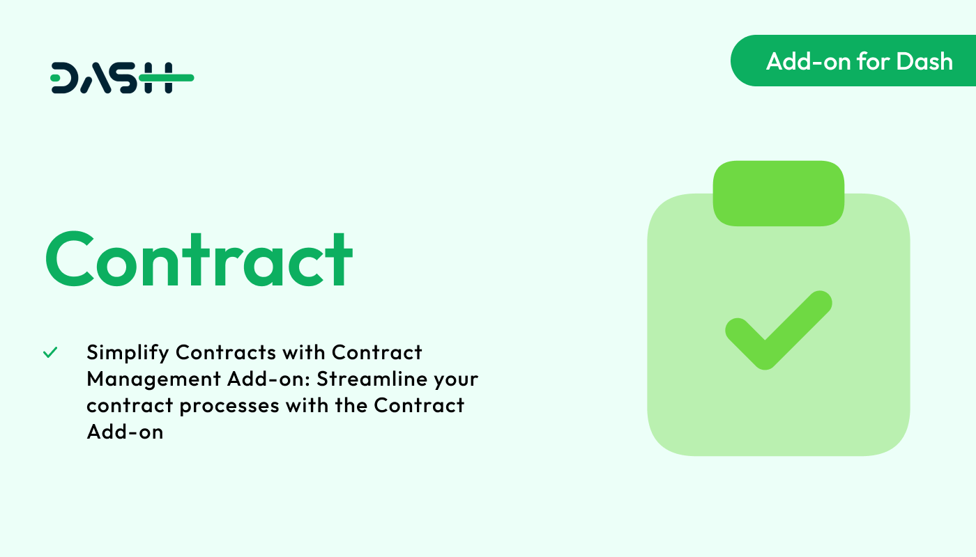Contract – Dash SaaS Add-on - WorkDo