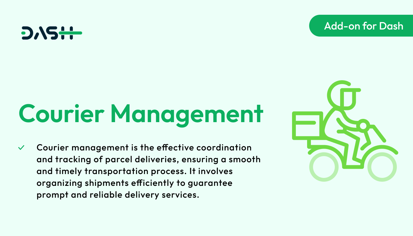 Courier Management – Dash SaaS Add-on - WorkDo