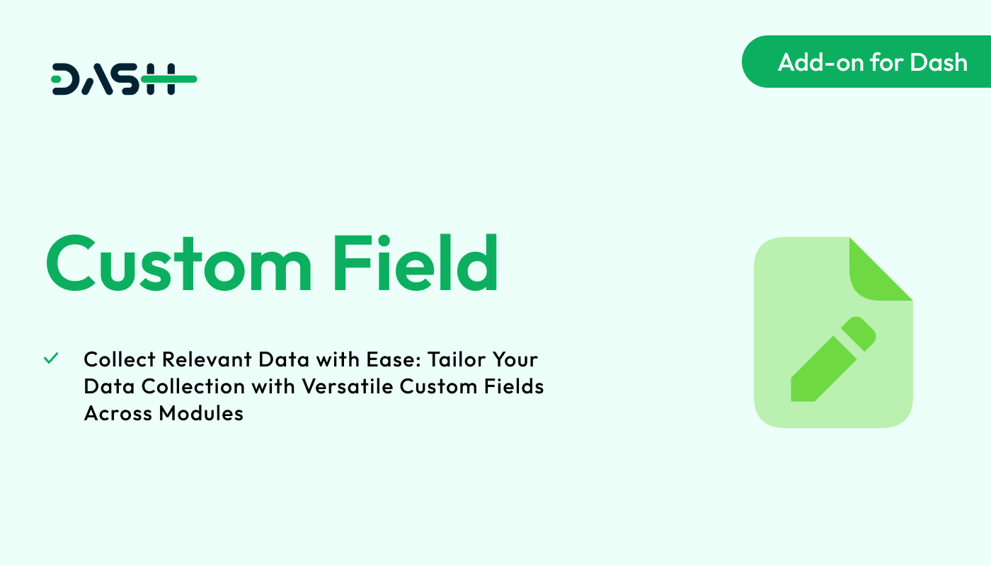 Custom Field – Dash SaaS Add-on - WorkDo