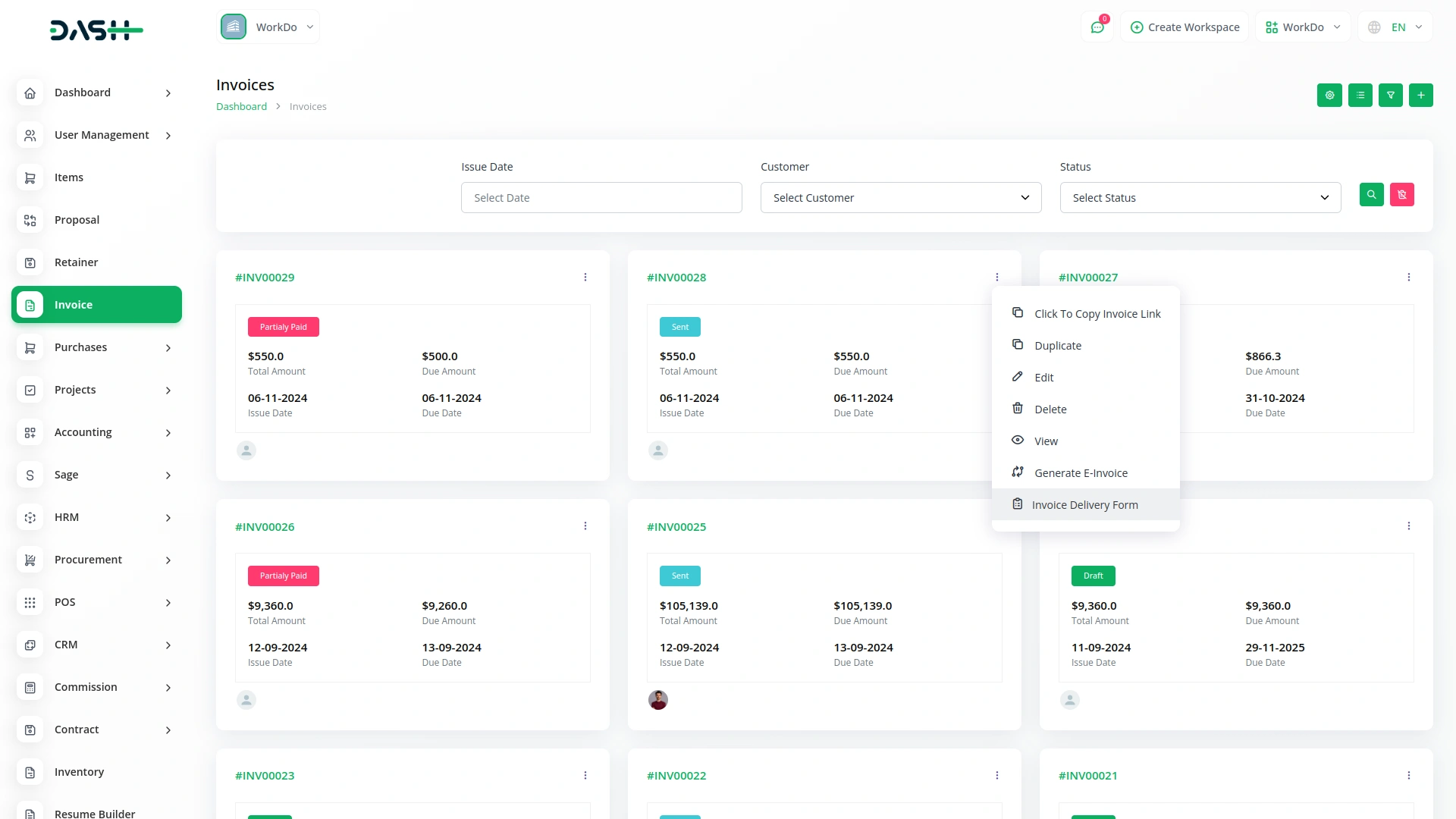 E-Invoice for European
