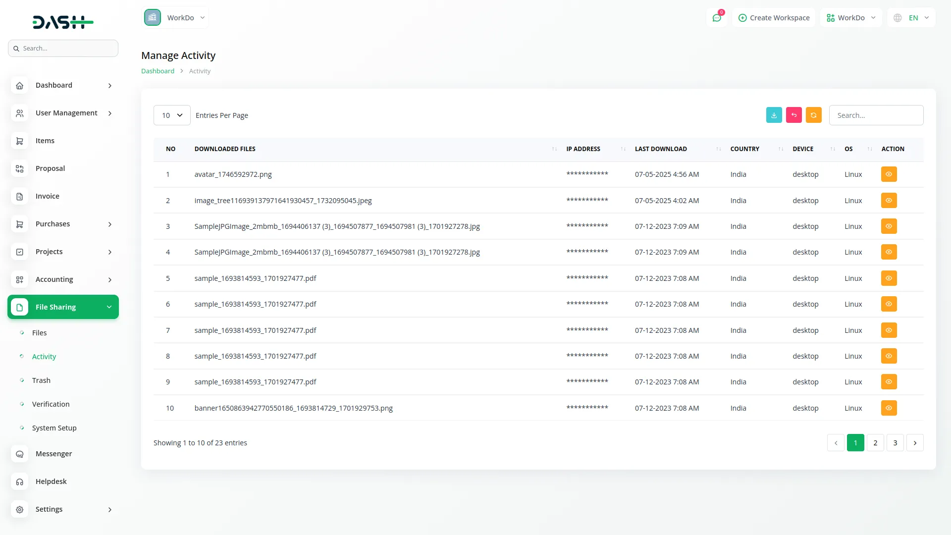 File Sharing