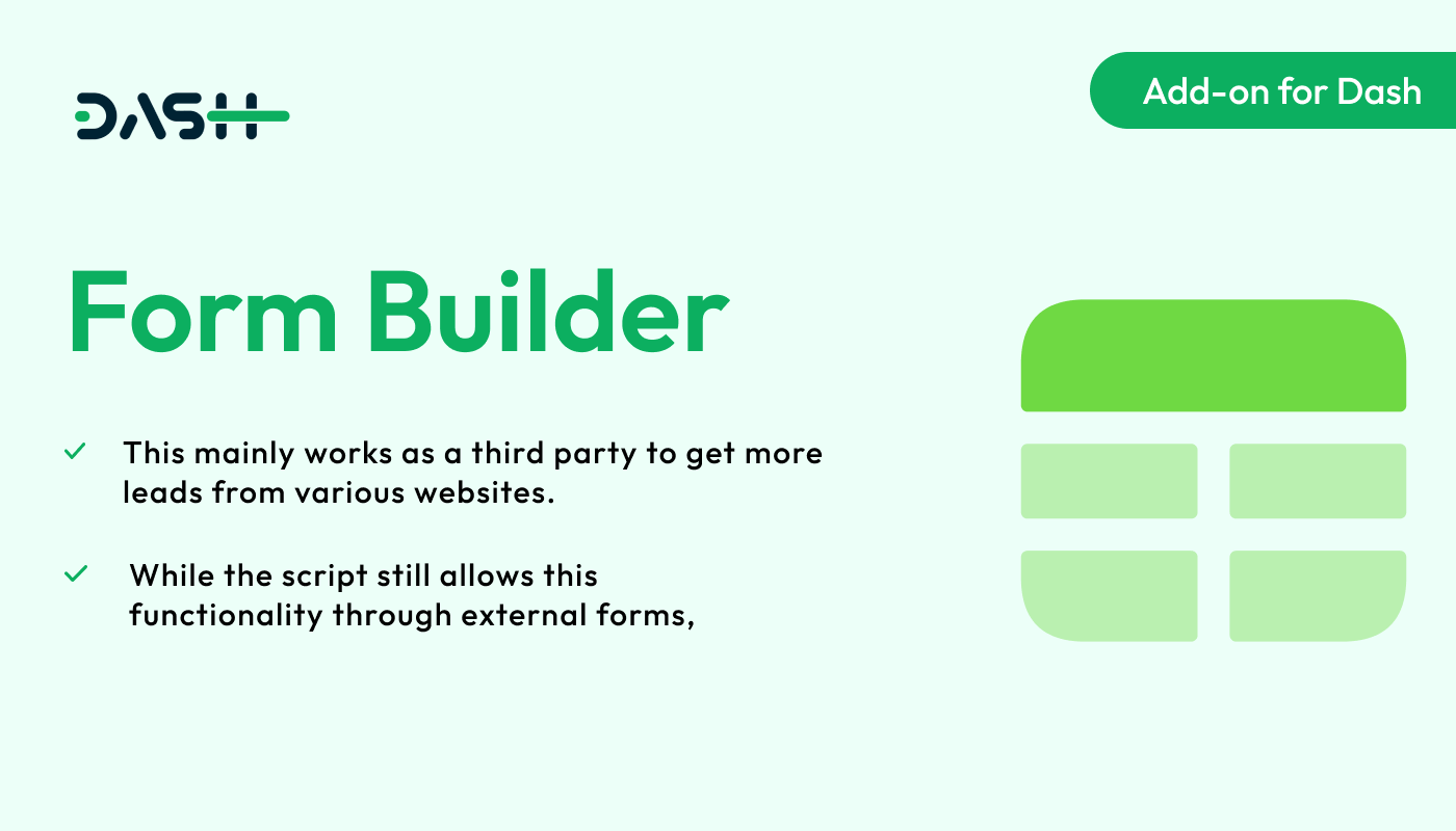 Form Builder – Dash SaaS Add-on - WorkDo