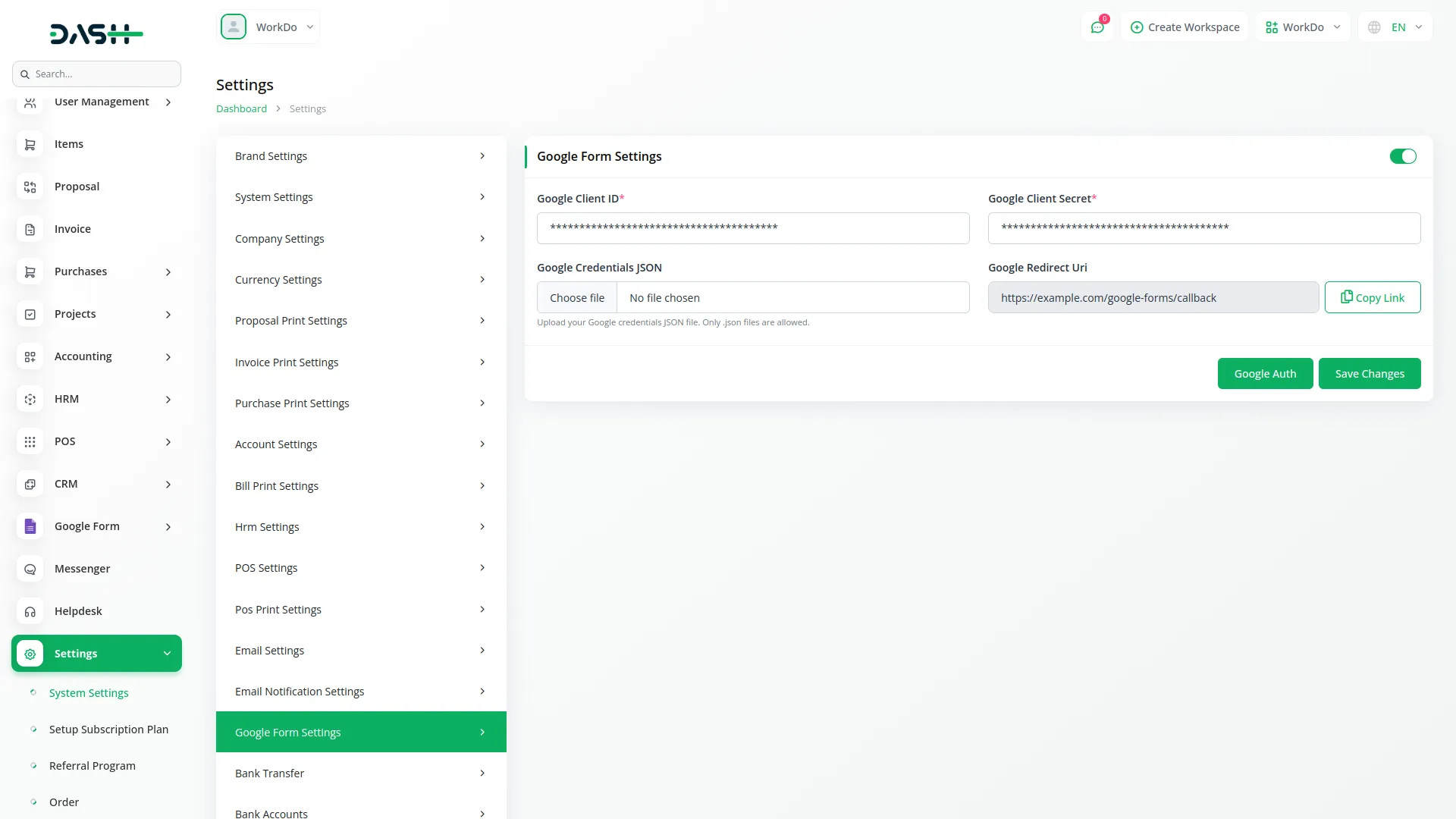 Google Forms