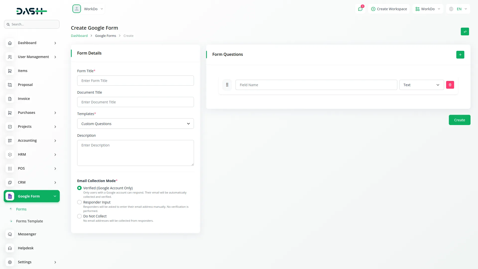 Google Forms