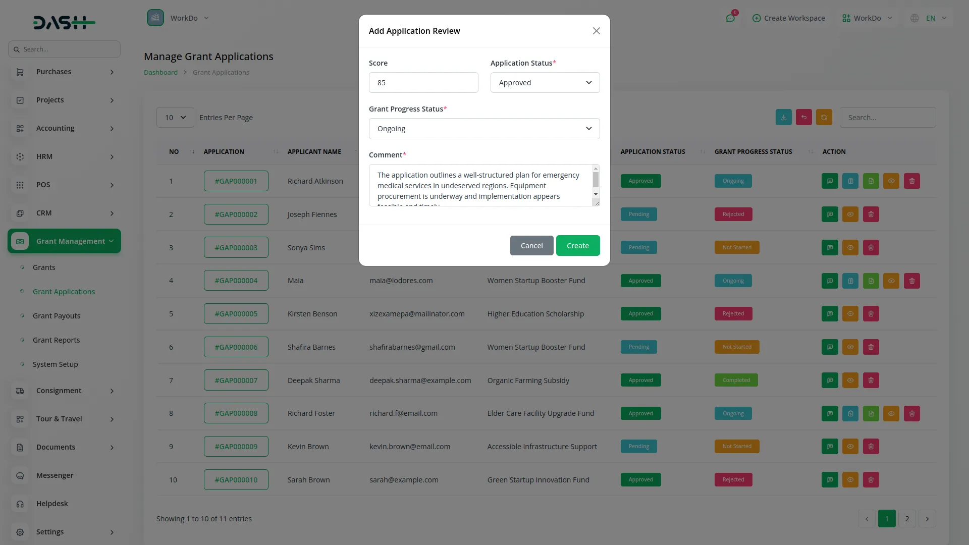 Grant Management