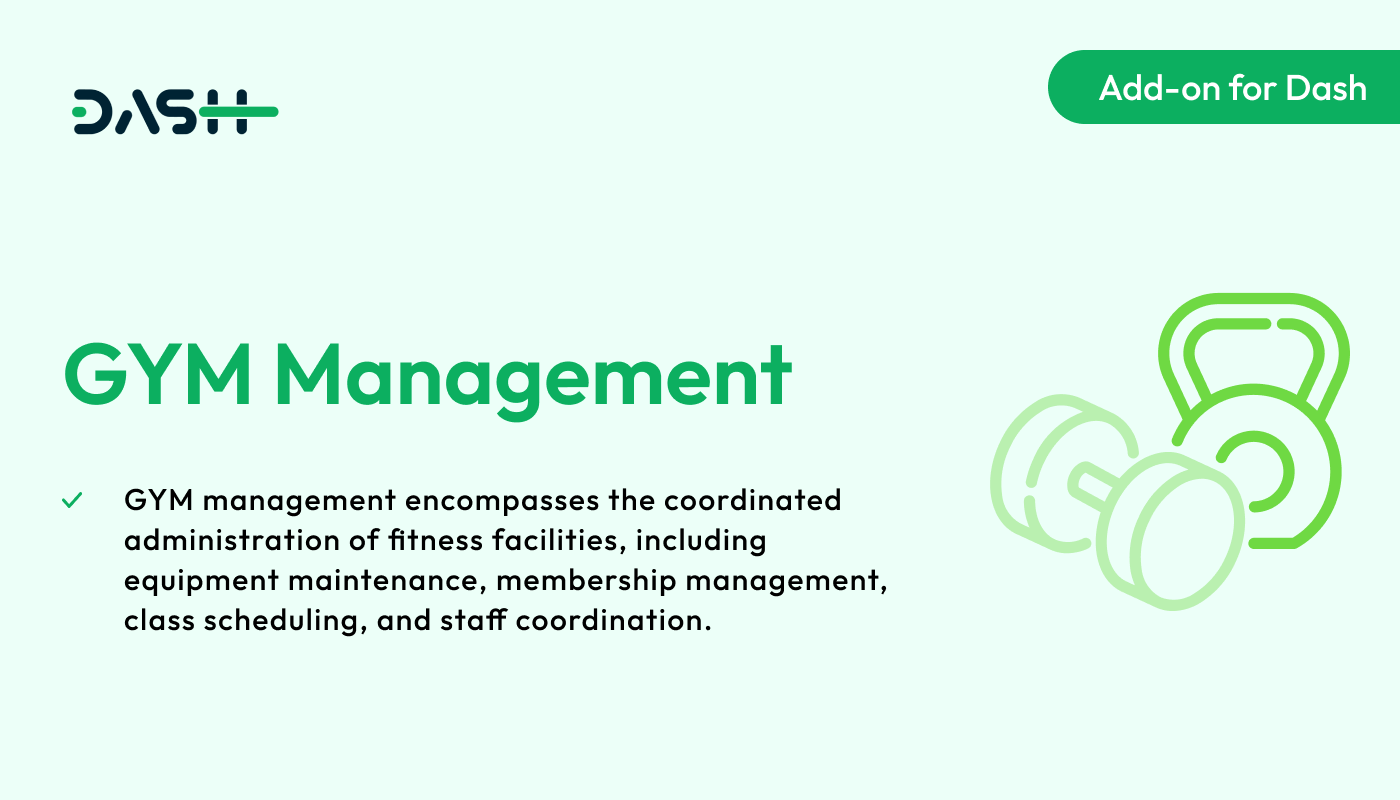 GYM Management – Dash SaaS Add-on - WorkDo
