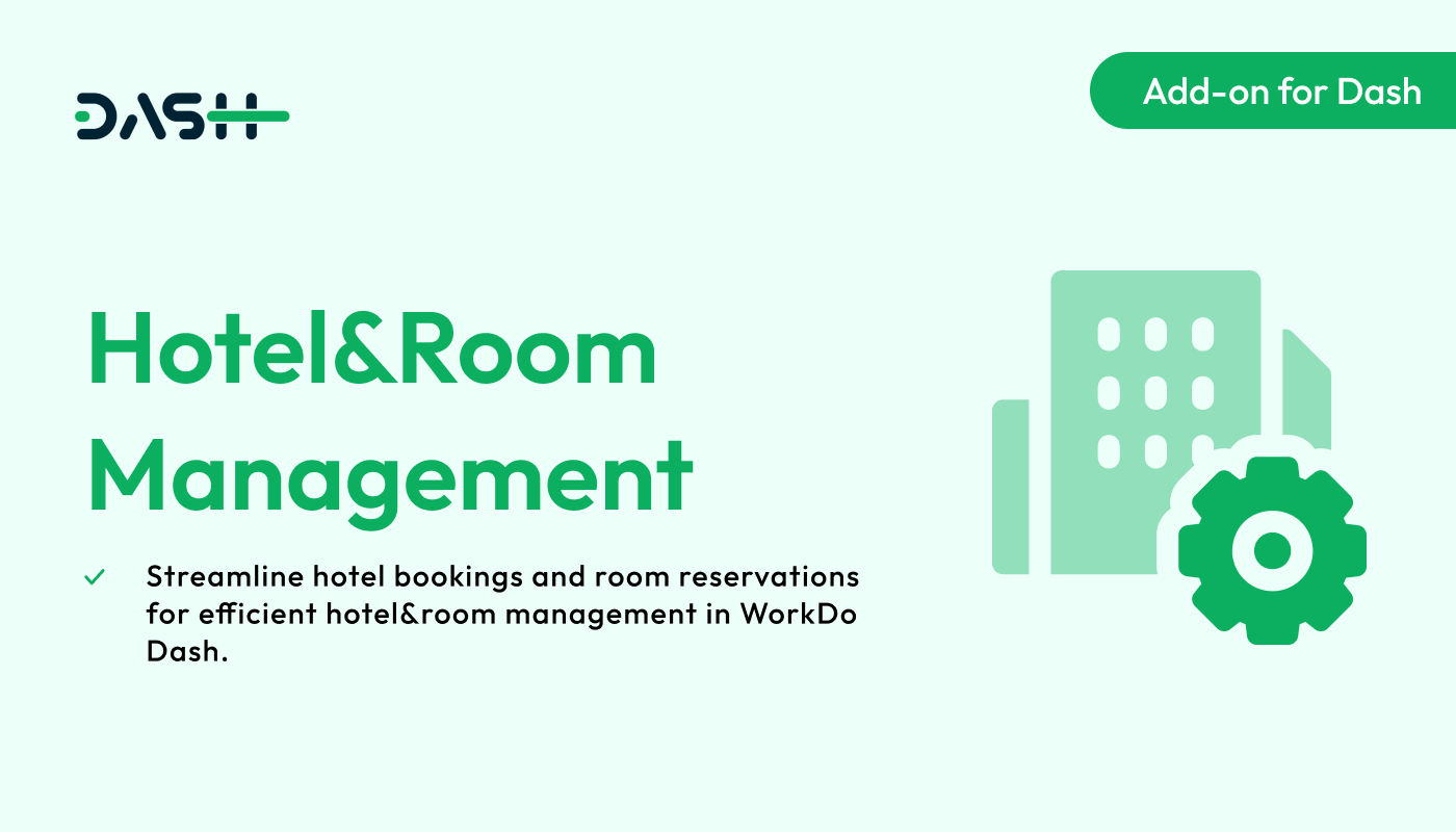 Hotel&Room Management – Dash SaaS Add-on - WorkDo