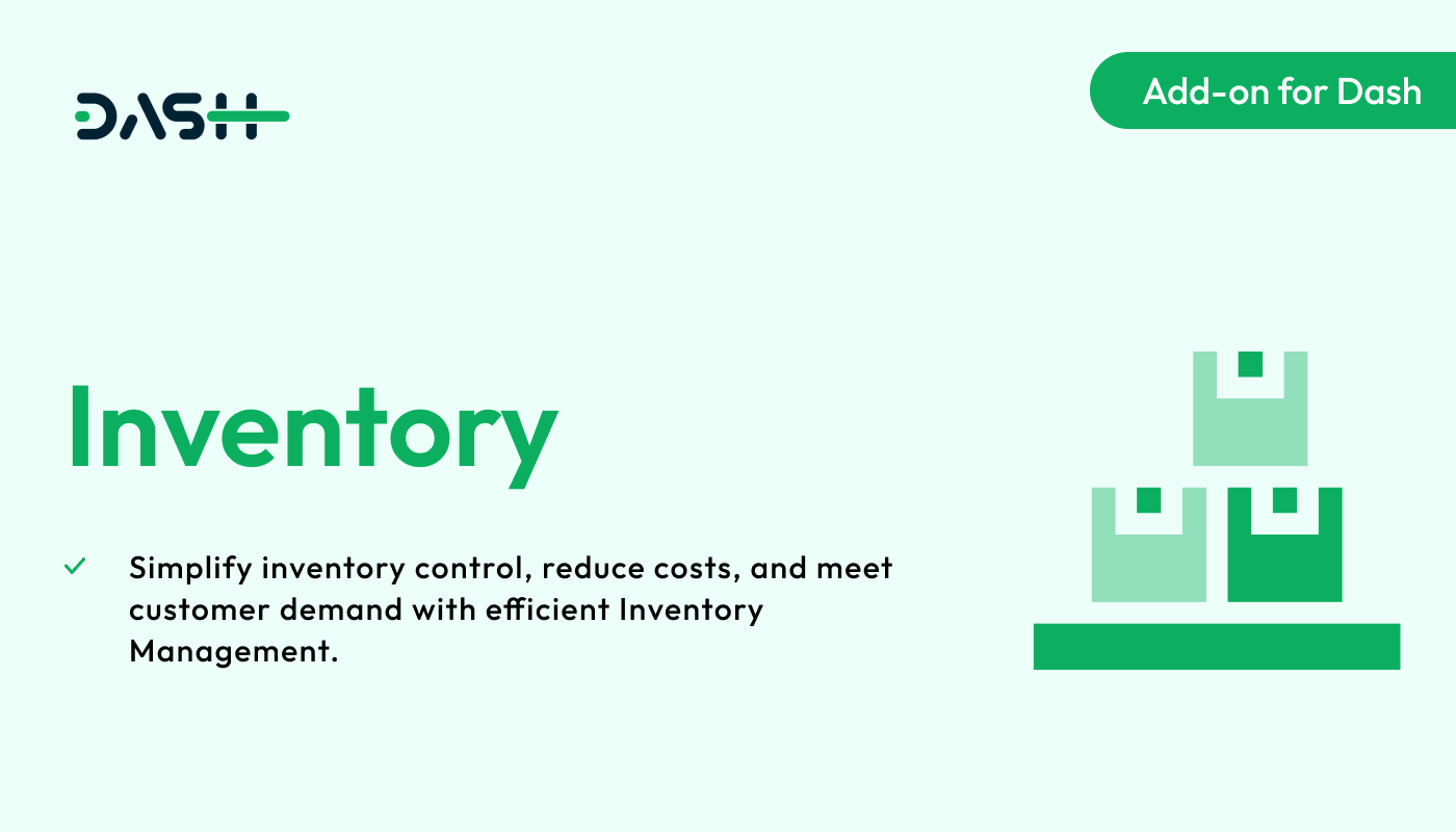 Inventory – Dash SaaS Add-on - WorkDo