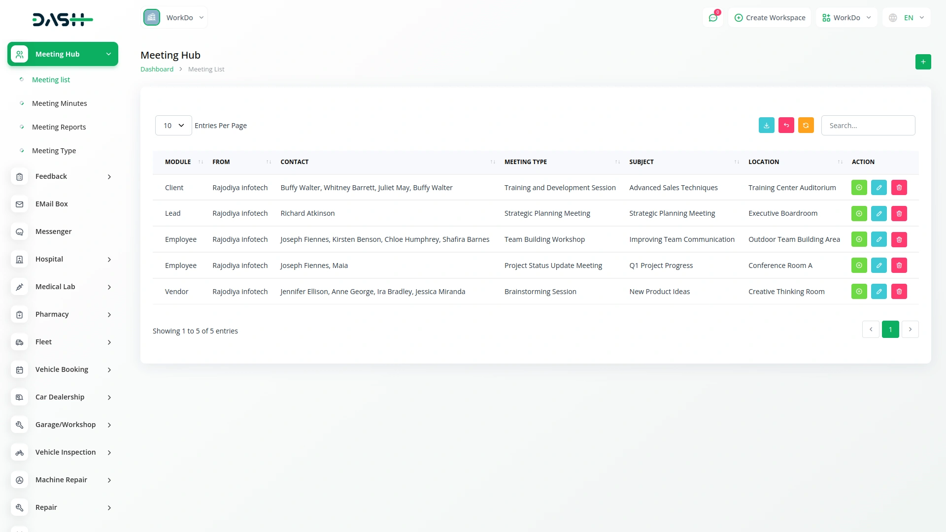 Meeting Hub