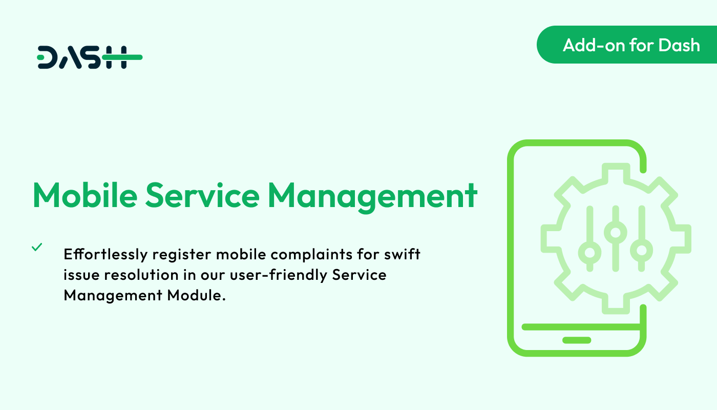Mobile Service Management – Dash SaaS Add-on - WorkDo