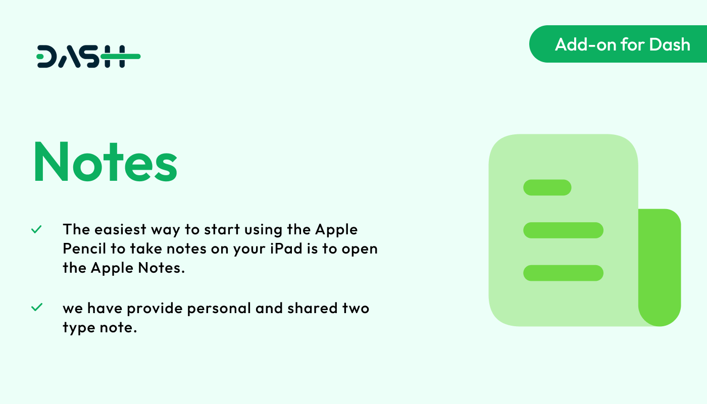 Notes – Dash SaaS Add-on - WorkDo