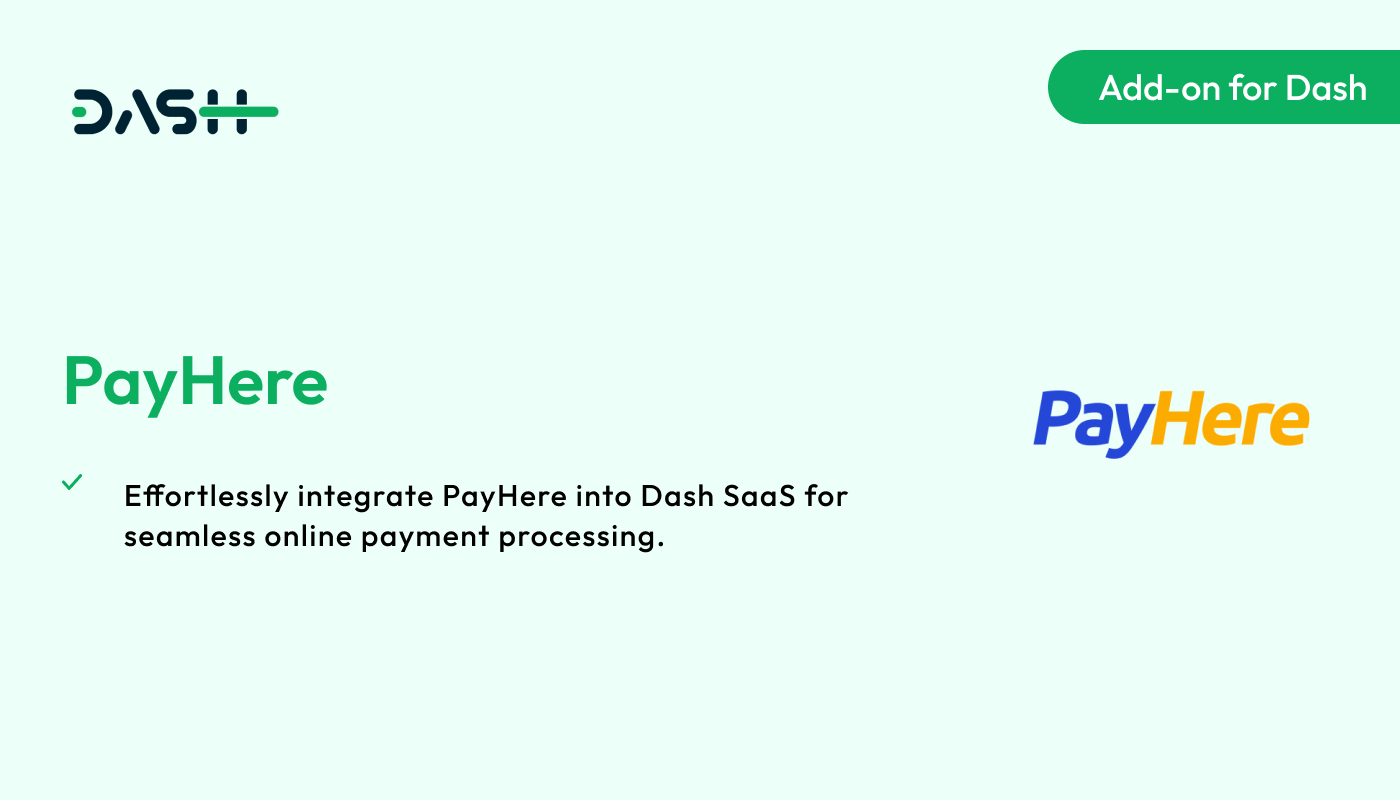 PayHere – Dash SaaS Add-on - WorkDo