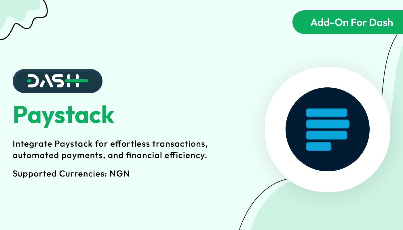 Paystack – Dash SaaS Add-on - WorkDo