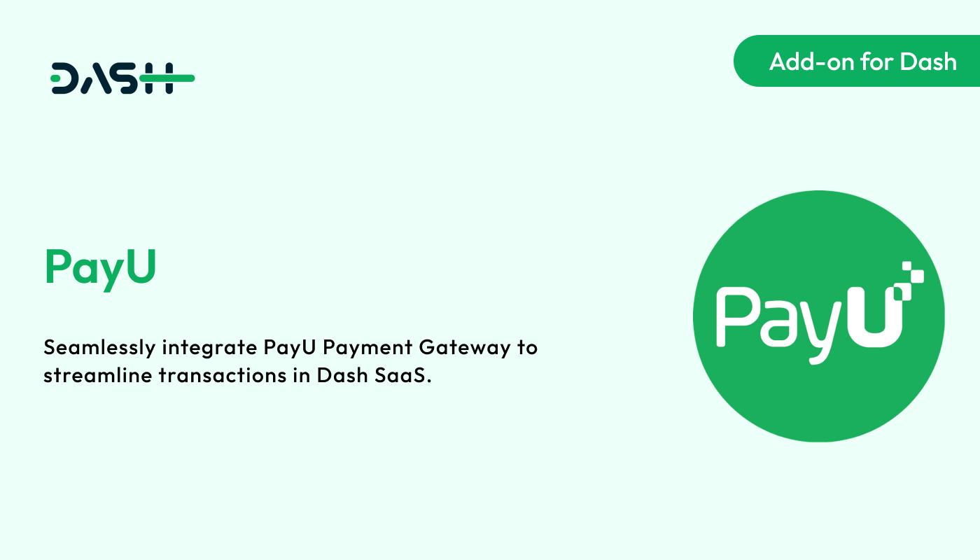 PayU – Dash SaaS Add-on - WorkDo