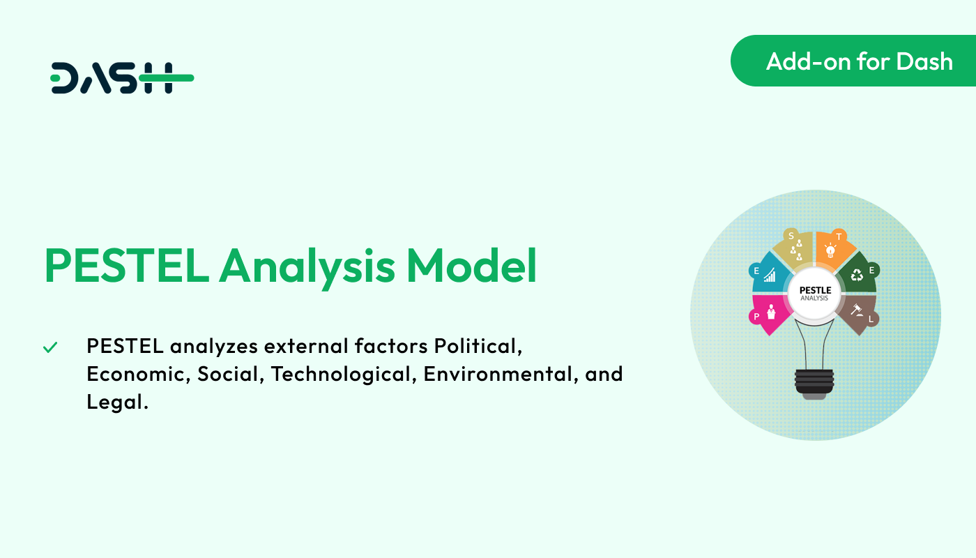 PESTEL Analysis Model – Dash SaaS Add-on - WorkDo