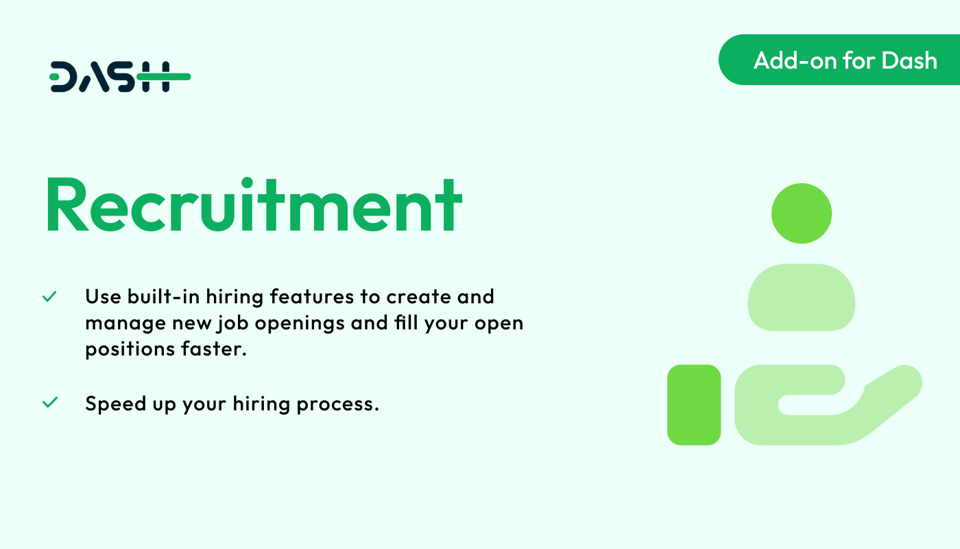 Recruitment – Dash SaaS Add-on - WorkDo