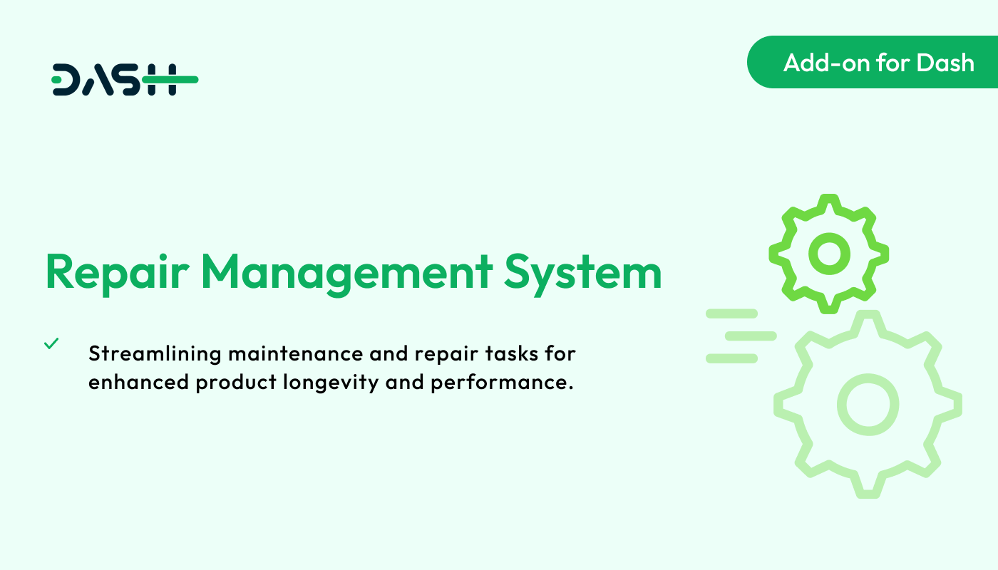 Repair Management System – Dash SaaS Add-on - WorkDo